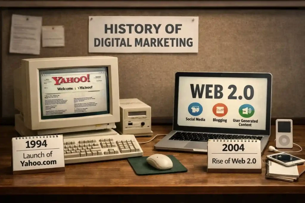 history of digital marketing