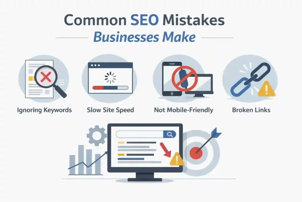 common seo mistakes
