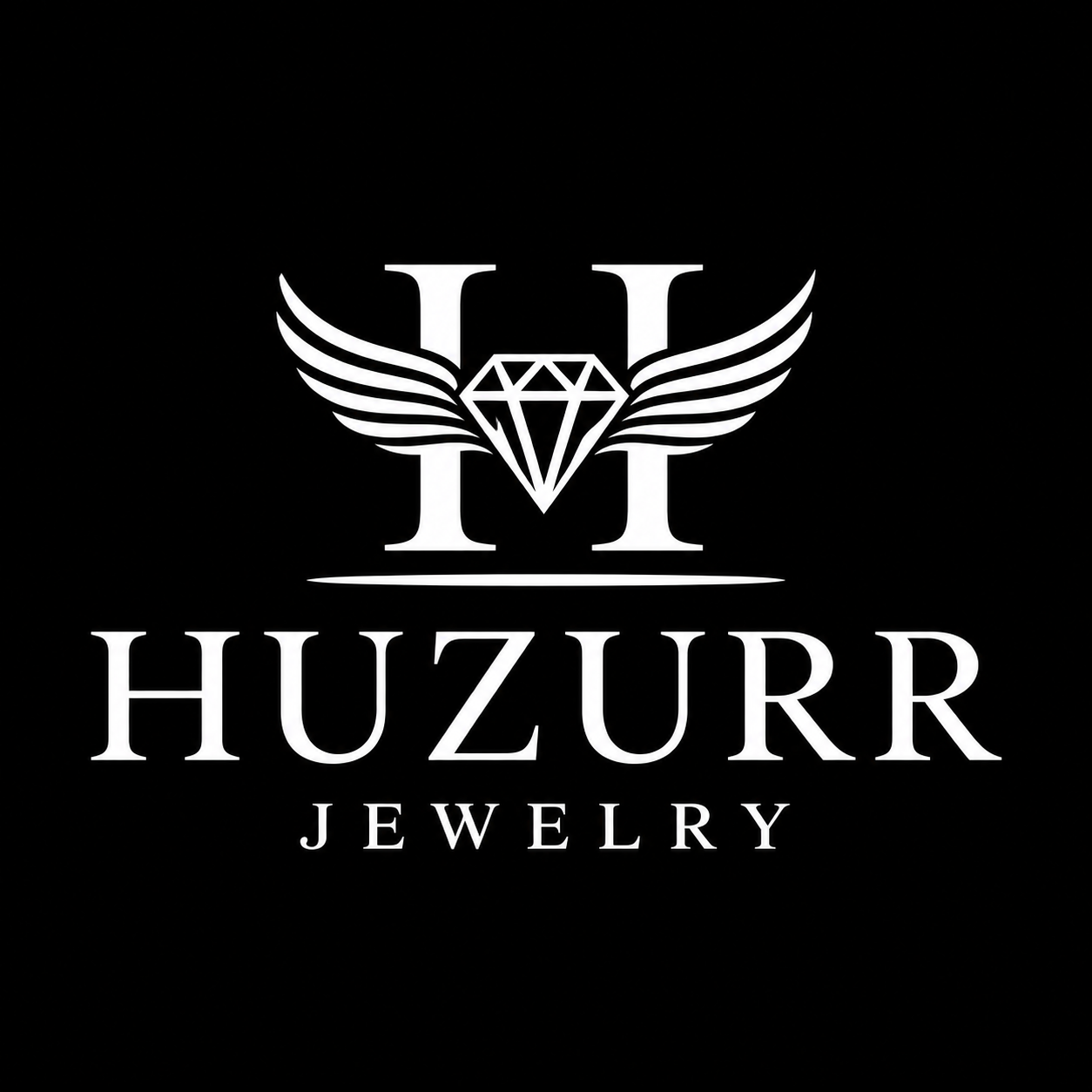 huzurr jewelry white logo 